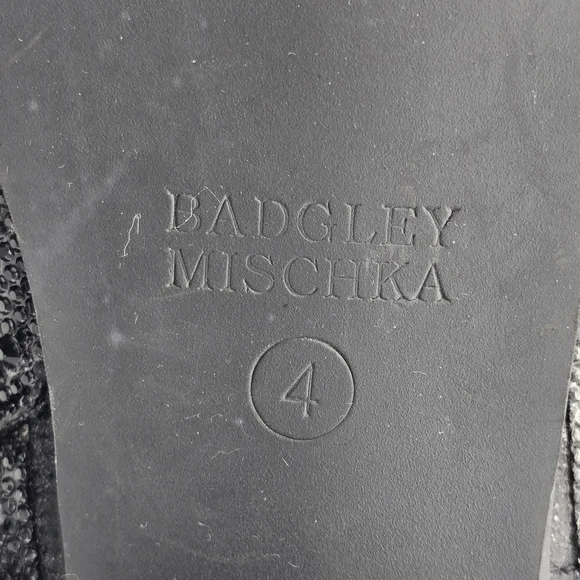 NWT Badgley Mischka Girls’ Sparkly Cowgirl Boots, Black Rhinestones - Picture 12 of 16